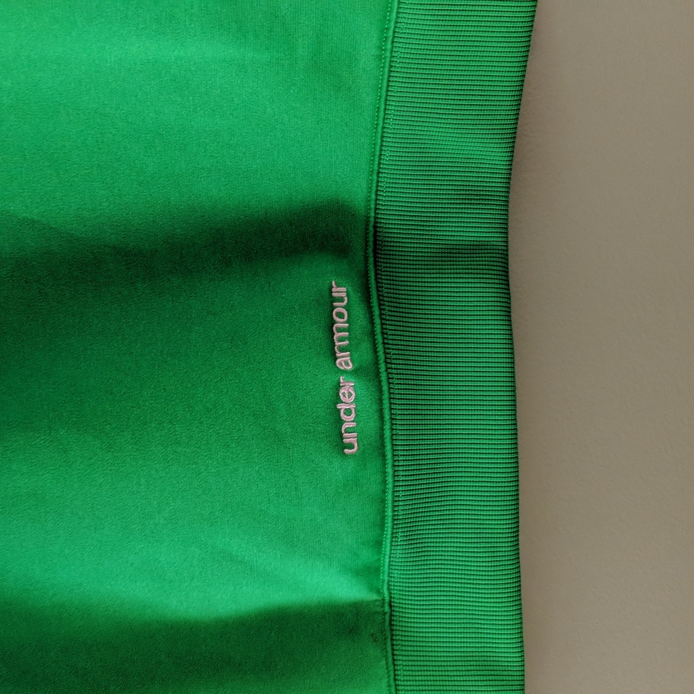 EUC Under Armour Green and Pink hooded sweatshirt - Picture 11 of 11